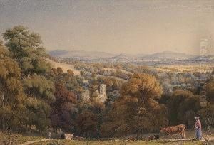 Buckland, Near Broadway Worcestershire - Autumnal Afternoon by William Turner
