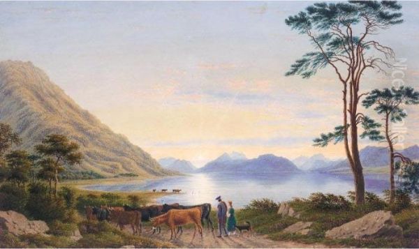 Ben-na-bear And The Mountains Of
 Ardgour, As Seen Across Loch Linnhe, From Balachulish, Scotland - view 1