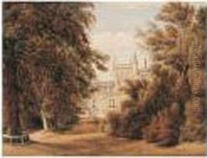 New College Garden, Oxford by William Turner