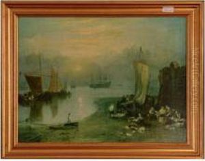 The Sun Rising Through Vapour by William Eddowes Turner