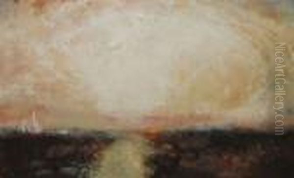Estuary At Sunset - view 1
