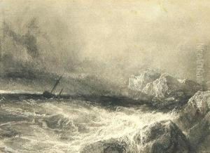 Stormy Sea by William Eddowes Turner