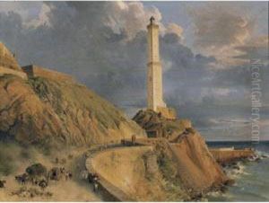 View Of A Lighthouse Near Naples