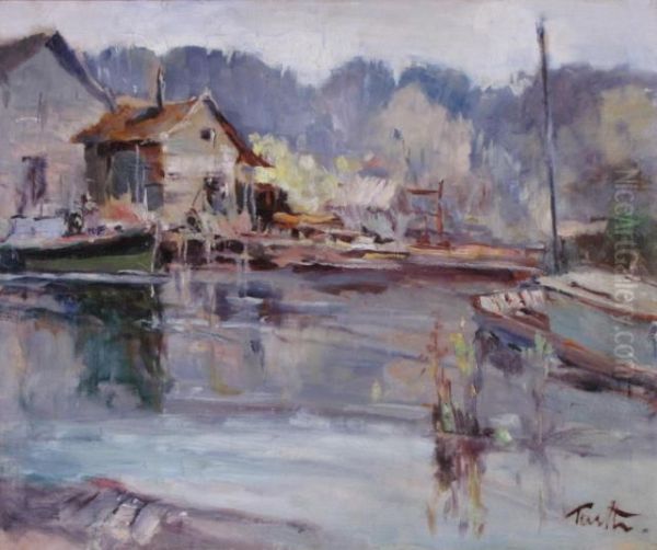 A Harbor Scene - view 1