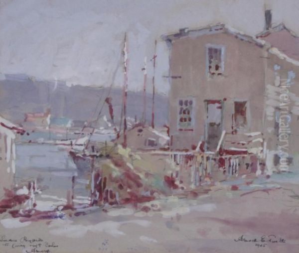 Depicting New England Harbor - view 1
