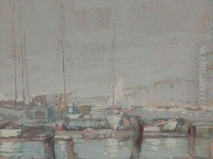 Harbor Scene Harbor Scene