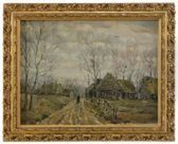 The Village In Late Autumn - view 1