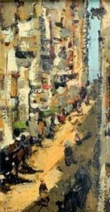 Rue Animee by Leonard Viktorovich Turzhanky