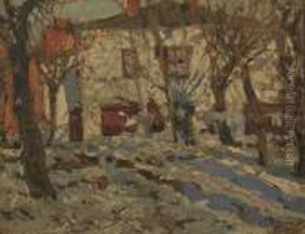 Winter Village Landscape - view 1