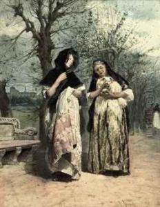 A Promenade by Ramon Tusquets y Maignon