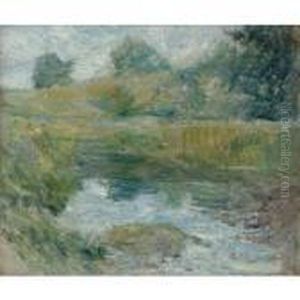 Pond In Spring by John Henry Twachtman