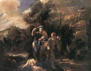 Flight to Egypt by Domenico Feti