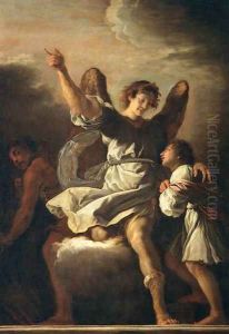 The Guardian Angel Protecting a Child from the Empire of the Demon by Domenico Feti