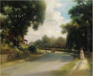 Afternoon On The Avenue by Bayard Henry Tyler