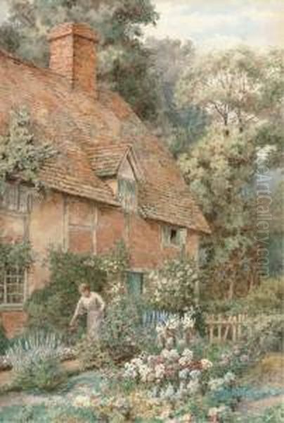 Tending To A Cottage Garden - view 1