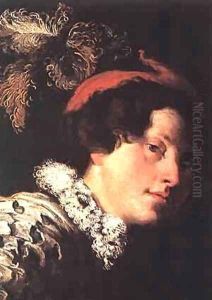 David (Detail) 1620 by Domenico Feti