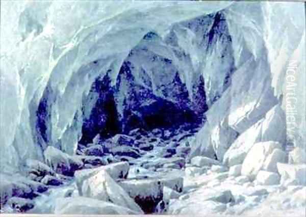 The Ice Cave of the Brenva - view 1