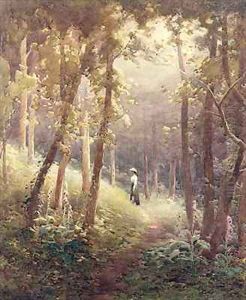 A Woodland Glade by John Farquharson