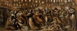 Le Bal Populaire by Medard I Tytgat