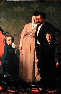 The Guidini Family by Giacomo Favretto