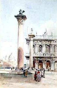 The Piazzetta di San Marco Venice by John Fulleylove