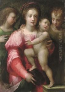 The Madonna And Child by Domenico Puligo