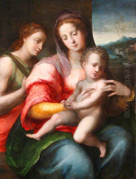 The Mystic Marriage Of Saint Catherine - view 1