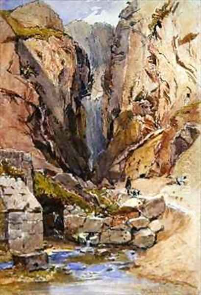 The Castalian Spring Delphi - view 1