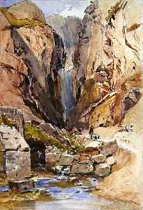 The Castalian Spring Delphi by John Fulleylove
