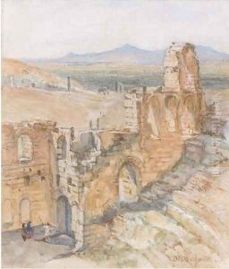 Theatre of Herodes Atticus, Athens by John Fulleylove