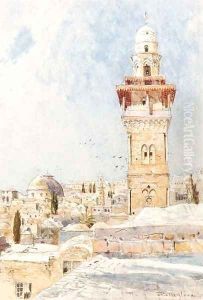 A minaret, Cairo by John Fulleylove