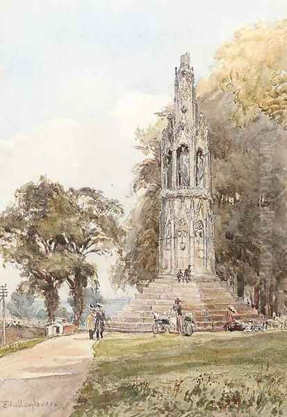 Eleanor Cross, Hardingstone, Northamptonshire - view 1
