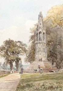 Eleanor Cross, Hardingstone, Northamptonshire by John Fulleylove