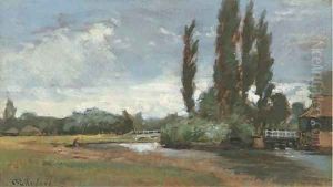 Iffley Lock, Oxford by John Fulleylove
