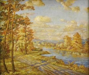 New Mexico Landscape by Walter Ufer