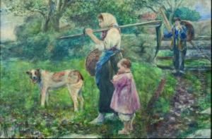 Familia En El Campo by Ignacio Ugarte Bereciartu
