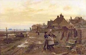 Bosham Harbour at Low Tide by William Teulon Blandford Fletcher