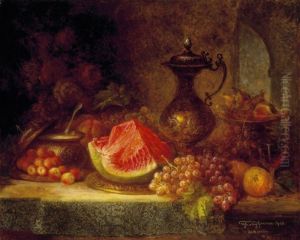 Still Life With A Mug And Fruit
