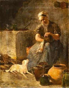 Tuzhely Mellett by Ignac Ujvary