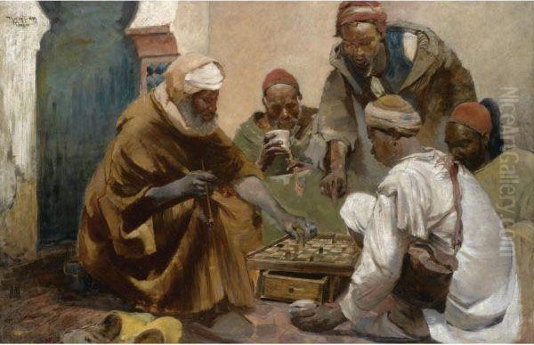 The Chess Game, Tangiers - view 1