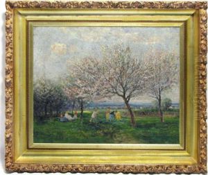 Springtime Orchard Frolic by Ignac Ujvary