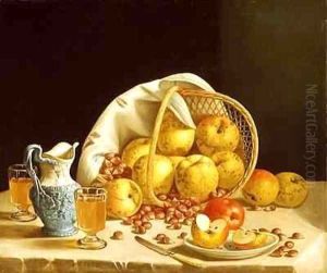 Still Life with Yellow Apples by John Francis