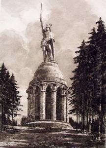 Das Hermannsdenkmal by Hugo Ulbrich