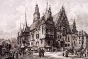 Das Rathaus Von Breslau by Hugo Ulbrich
