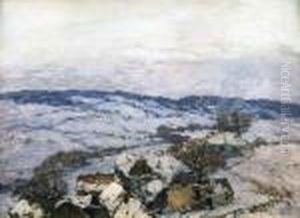 Chalupy V Zime by Josef Ullmann
