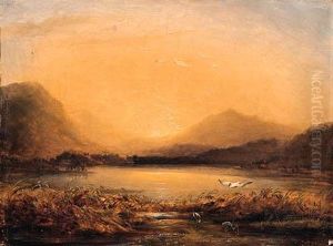 Morgenstimmung Am Lauerzersee by Johann Jakob Ulrich