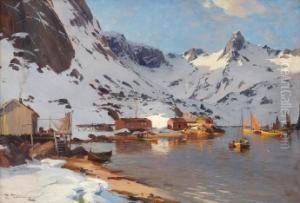 Fiskevaer I Lofoten