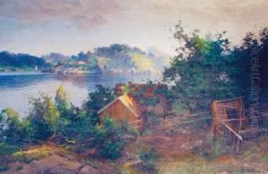 Skjaergardslandskap Med Hus