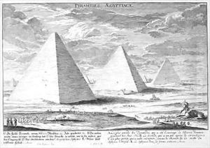 The Pyramids of Egypt by Johann Bernhard Fischer von Erlach