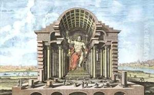 The Statue of Olympian Zeus by Phidias 2 by Johann Bernhard Fischer von Erlach